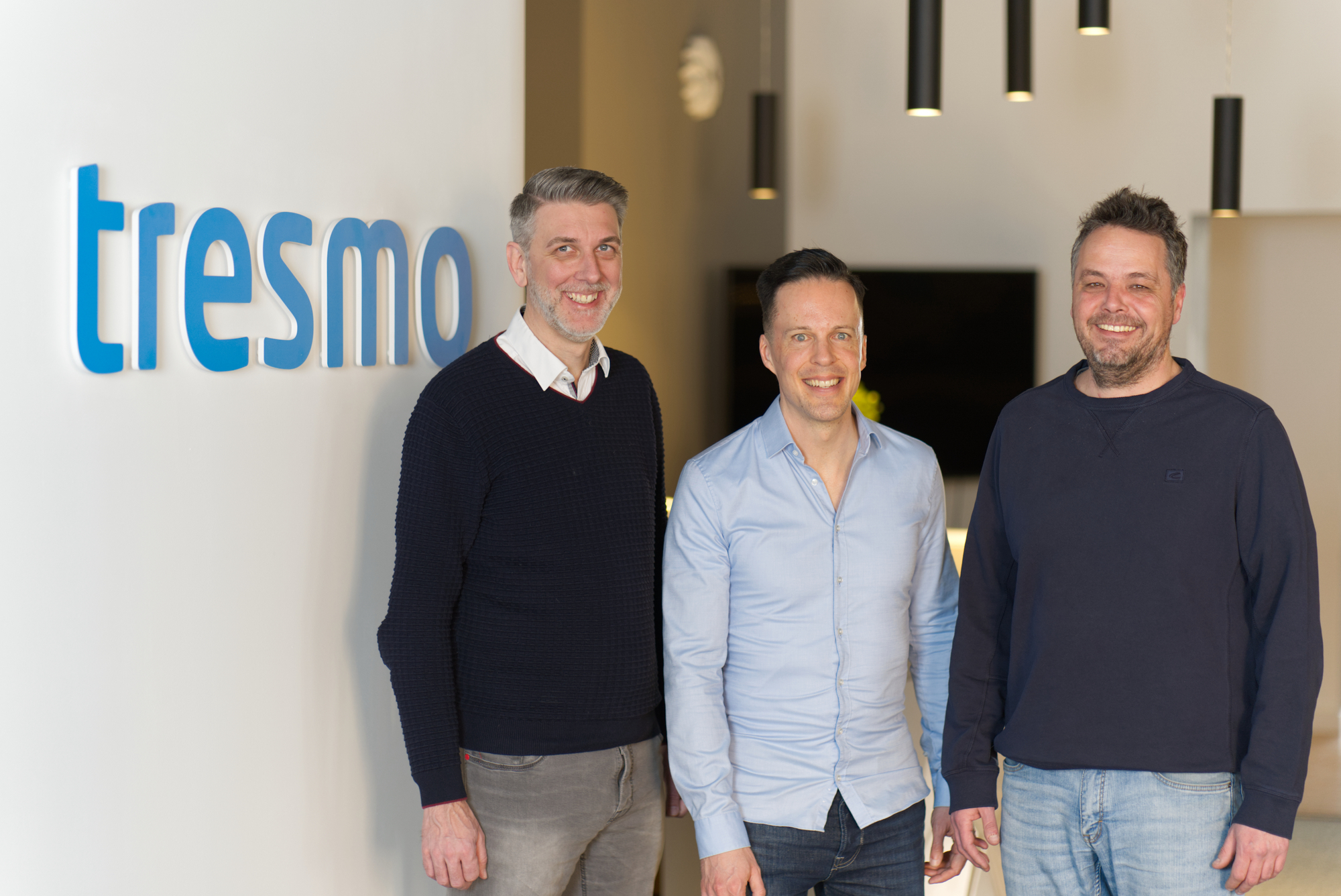 Von links: Die drei Geschäftsführer von Tresmo, Bernd Behler, Thilo Wolter und Martin Obmann.